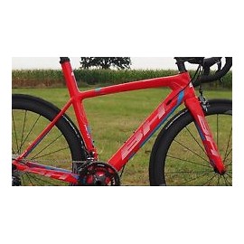 FRAME KIT G6 PRO, GLOSSY RED/CYAN-deportesclaro-Bicicletas RUTA