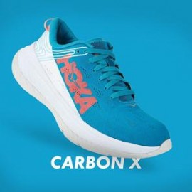 HOKA W CARBON X, CARIBBEAN SEA / WHITE-deportesclaro-CARRERA