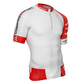 TRAIL RUNNING SHIRT V2 COMPRESSPORT, BLANCO-deportesclaro-ROPA