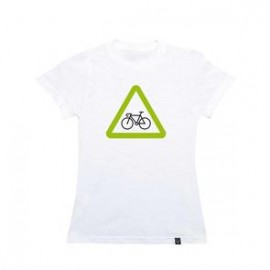 PLAYERA MUJER TRIANGULO BICI, BLANCO-deportesclaro-Ropa de mujer